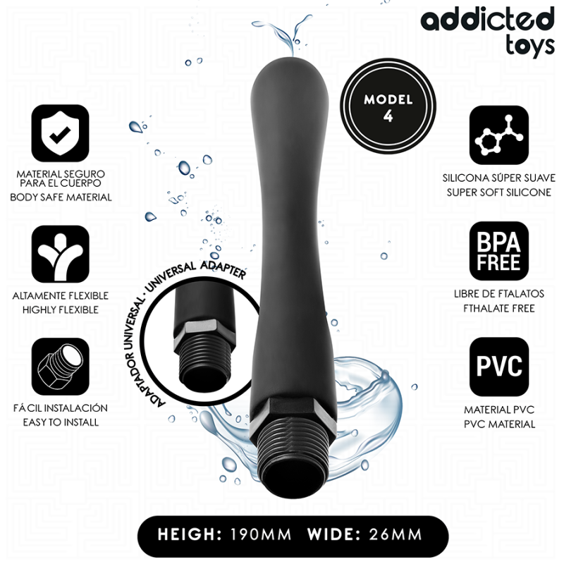 ADDICTED TOYS | Anal Douche With Universal Adapter Model 4