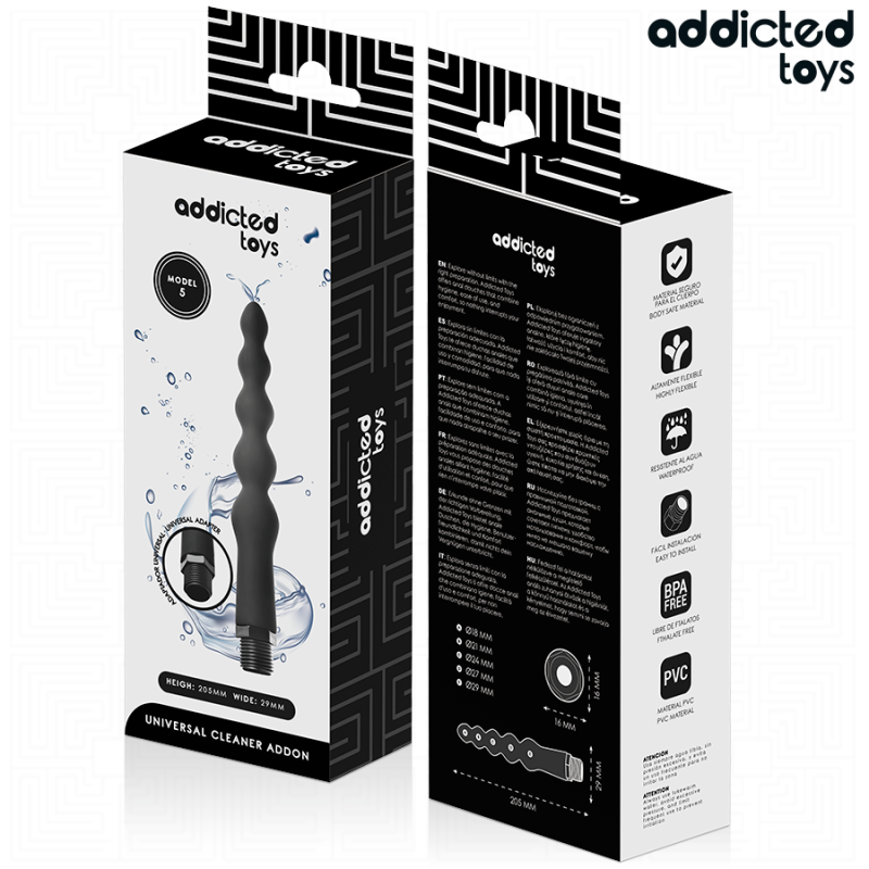 ADDICTED TOYS | Πρωκτικό Ντους με Universal Adapter Model 5