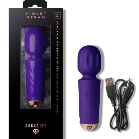 ROCKS-OFF | Mini Rechargeable Wand - Violet Dream