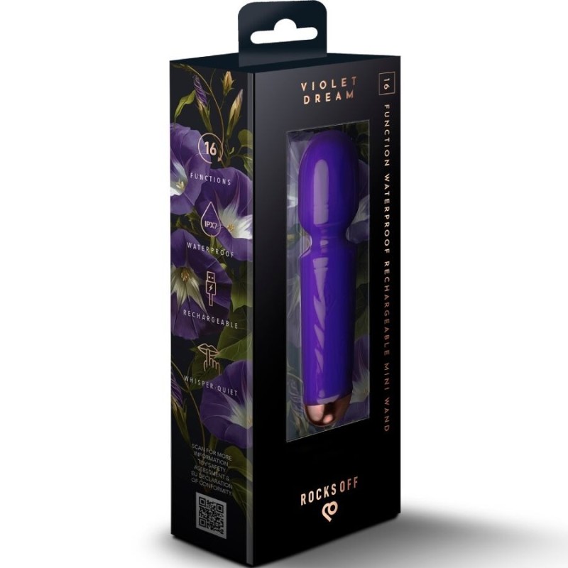 ROCKS-OFF | Mini Rechargeable Wand - Violet Dream