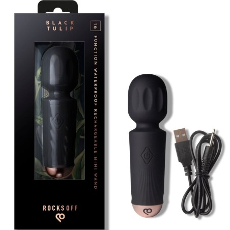 ROCKS-OFF | Mini Rechargeable Wand - Black