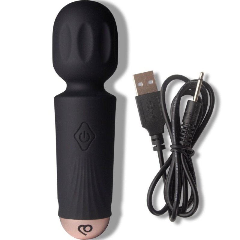 ROCKS-OFF | Mini Rechargeable Wand - Black