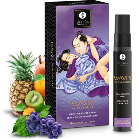 SHUNGA | Waves Of Pleasure | Spray για Στοματικό SEX - Exotic Fruits - 20ml