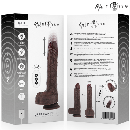 MR INTENSE | MATT | Realistic Thrusting Dildo With Remote Control - 22cm