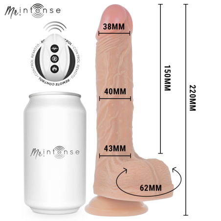 MR INTENSE | BALDWIN | Realistic Thrusting Dildo With Remote Control -  22cm