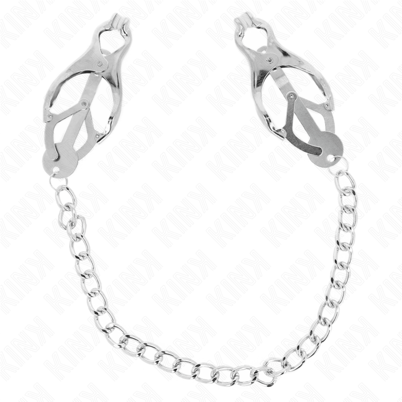 KINK | JAPANESE CLOVER NIPPLE CLAMPS WITH SILVER CHAIN