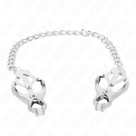 KINK | JAPANESE CLOVER NIPPLE CLAMPS WITH SILVER CHAIN