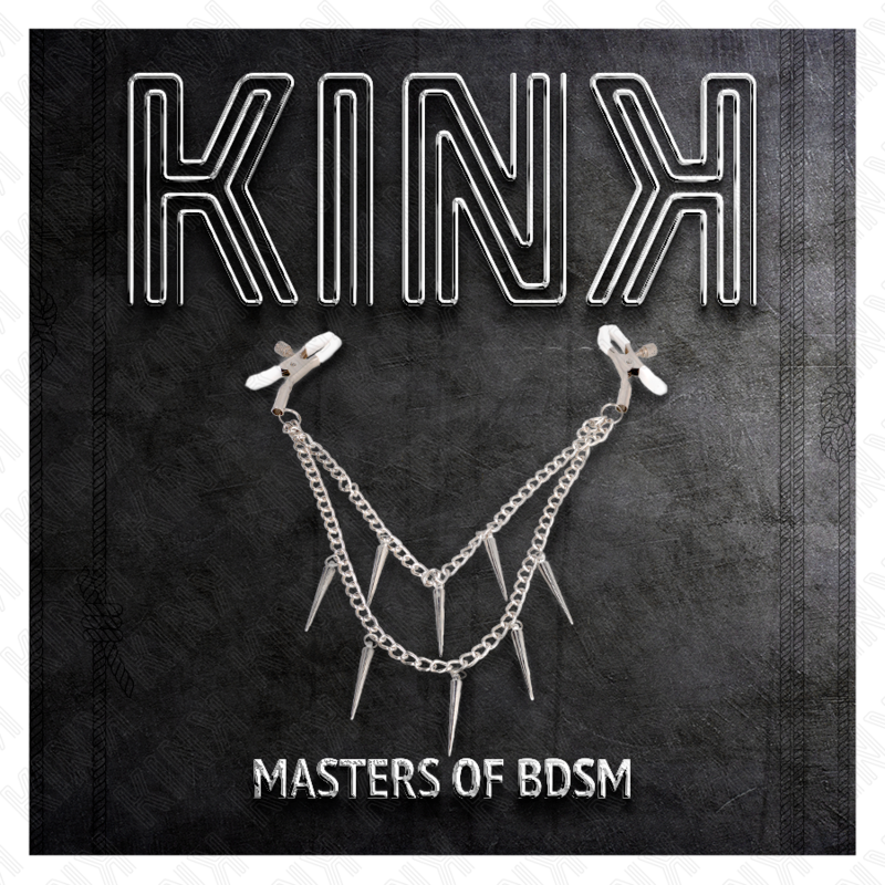 KINK | Πιαστράκια Θηλών με Αλυσίδα 30cm & Spikes