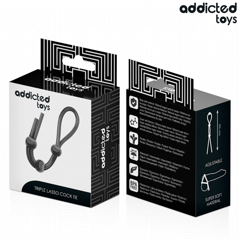 ADDICTED TOYS | Silicone Rope For The Triple Loop Penis