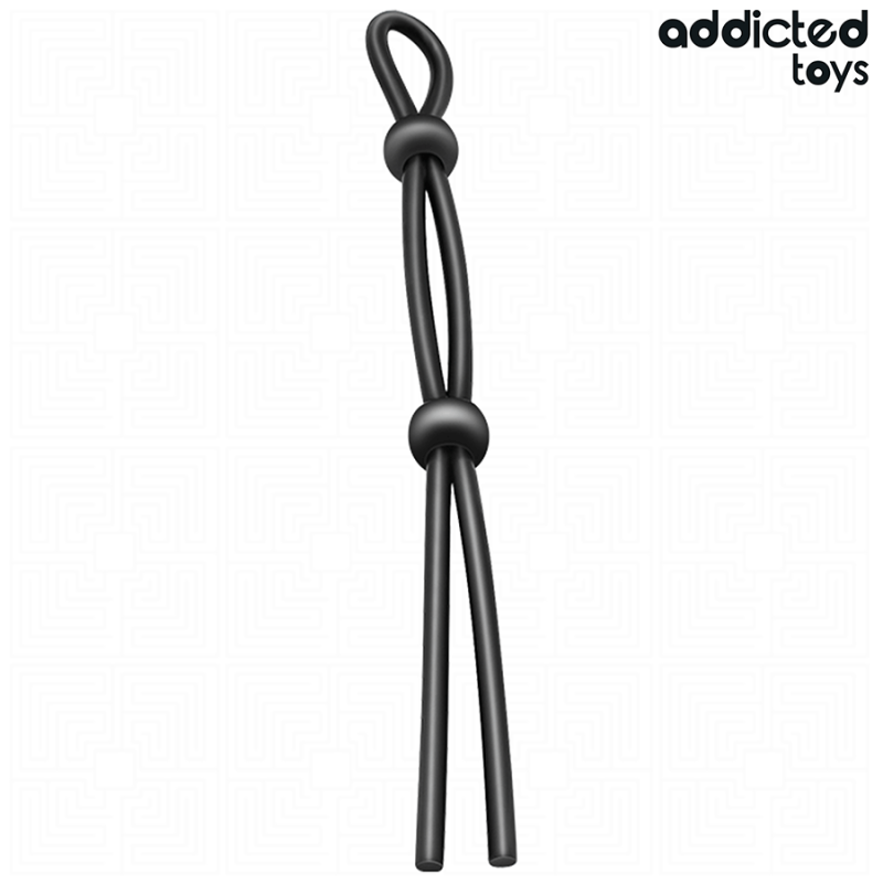 ADDICTED TOYS | Ρυθμιζόμενο Δαχτυλίδι Πέους & Όρχεων Σιλικόνης