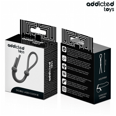 ADDICTED TOYS | Double Loop Silicone Rope For Penis & Balls