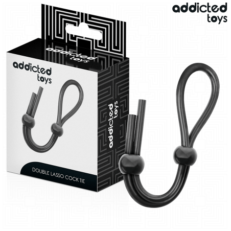 ADDICTED TOYS | Double Loop Silicone Rope For Penis & Balls