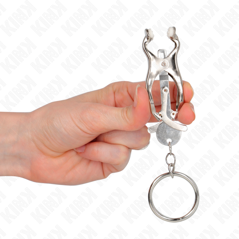KINK | O-RING JAPANESE CLOVER NIPPLE CLAMPS SILVER