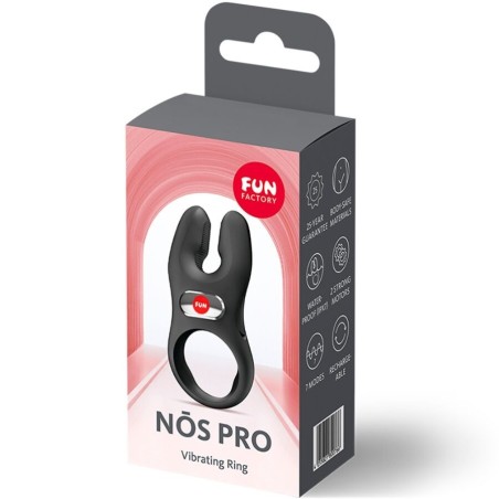 FUN FACTORY | NOS PRO | VIBRATING COCK RING - BLACK
