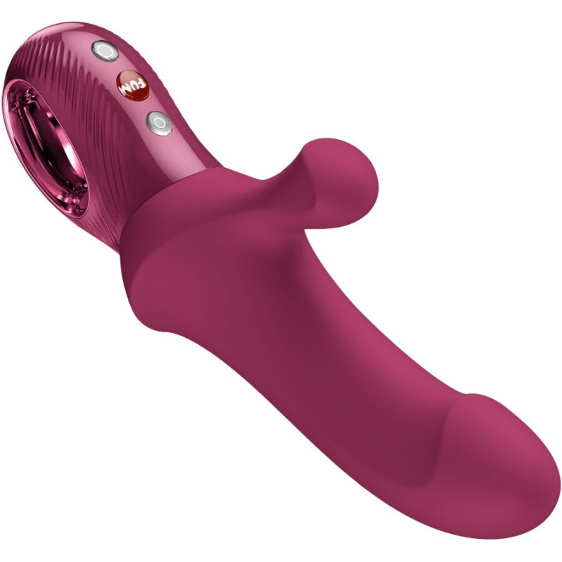 FUN FACTORY | BI STRONIC CURVE | THRUSTING RABBIT PULSATORS - WINE RED