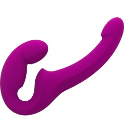 FUN FACTORY | SHARE LITE | DOUBLE DILDO STRAPON - BLACKBERRY