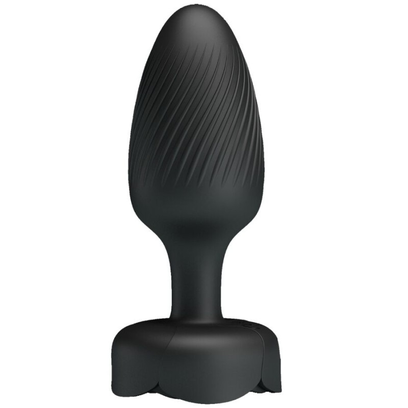 PRETTY LOVE | OSBORN | ANAL PLUG WITH LED LIGHT - BLACK 9,8cm