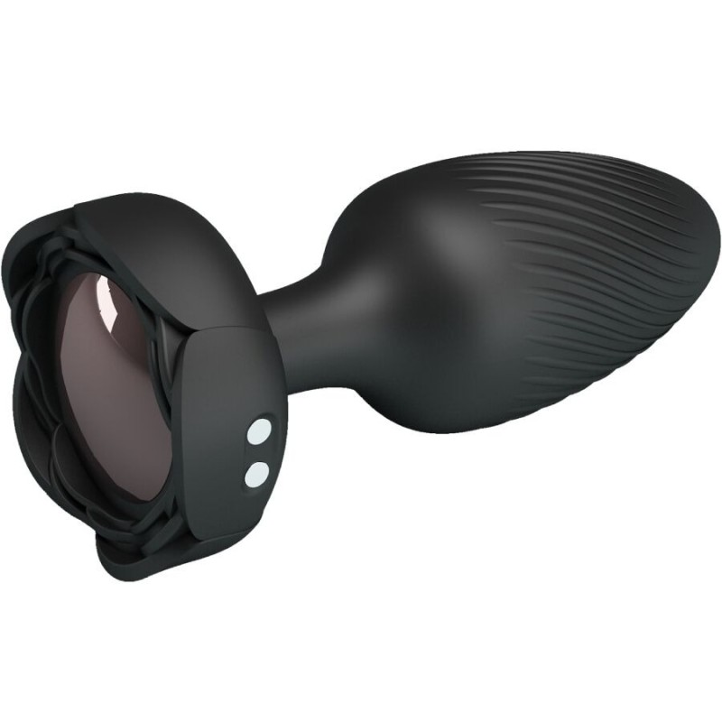 PRETTY LOVE | VARIAN | ANAL PLUG WITH LED LIGHT BLACK - 11cm