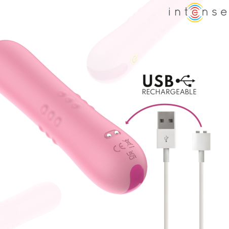 INTENSE | BARBARA |Δονητής Σιλικόνης Με Περιστρεφόμενες Μπίλιες