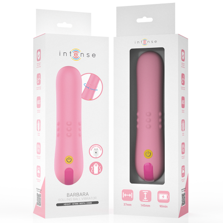 INTENSE - BARBARA ROLLING BALL VIBRATOR - PINK