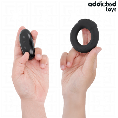 ADDICTED TOYS | HEATING EFFECT VIBRATING COCK RING REMOTE CONTROL