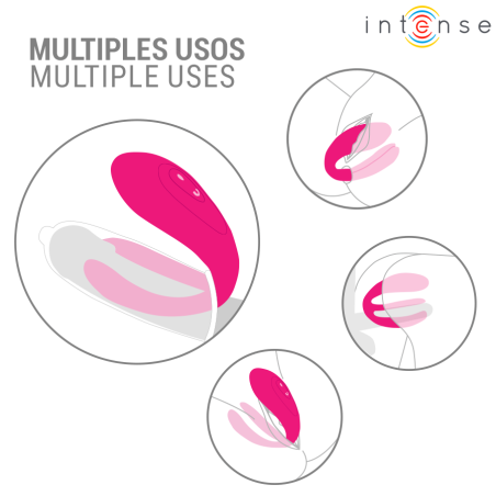 INTENSE | JULIA | DOUBLE VIBRATOR CLAMP STIMULATOR REMOTE CONTROL