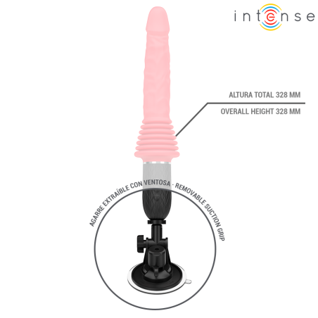 INTENSE - CYNTHIA | REMOTE CONTROL THRUSTING VIBRATOR WITH HEAT