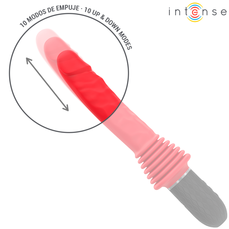 INTENSE - CYNTHIA | REMOTE CONTROL THRUSTING VIBRATOR WITH HEAT