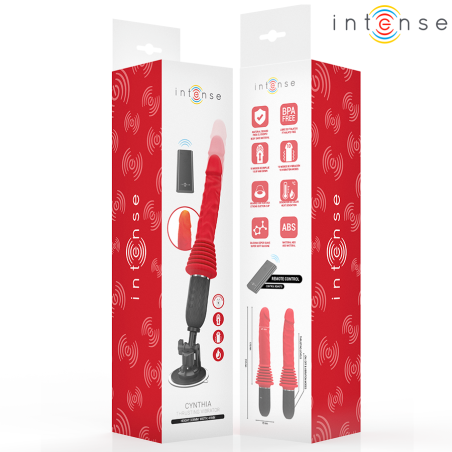 INTENSE - CYNTHIA | REMOTE CONTROL THRUSTING VIBRATOR WITH HEAT