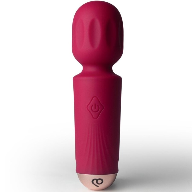 ROCKS-OFF | MINI RECHARGEABLE WAND 16 FUNCTIONS AZALEA RED