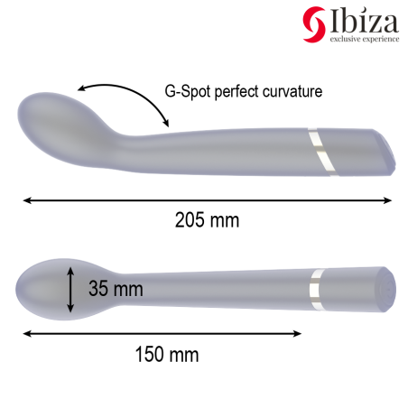 IBIZA | G-SPOT VIBRATOR 10 VIBRATIONS RECHARGEABLE