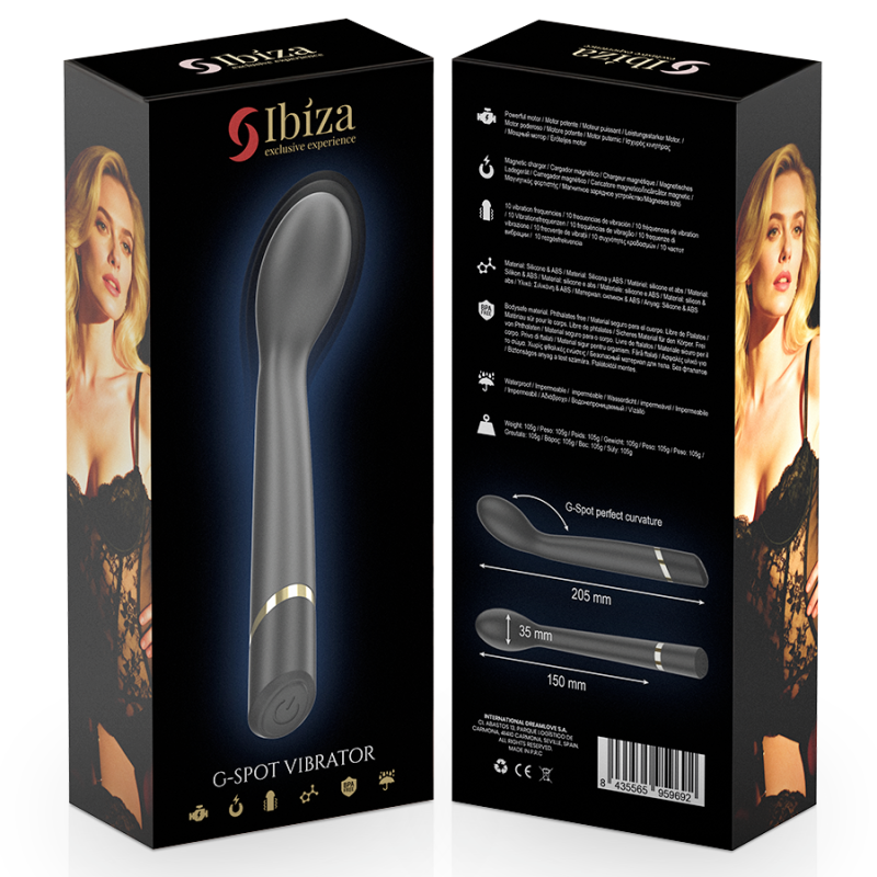 IBIZA | G-SPOT VIBRATOR 10 VIBRATIONS RECHARGEABLE