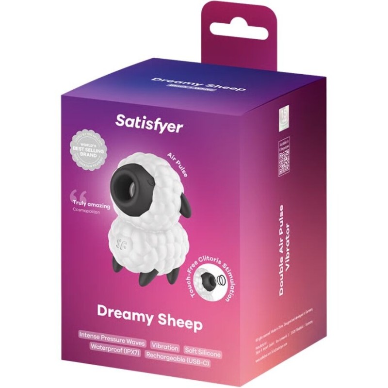 SATISFYER | DREAMY SHEEP | VIBRATOR & AIR PULSE STIMULATOR