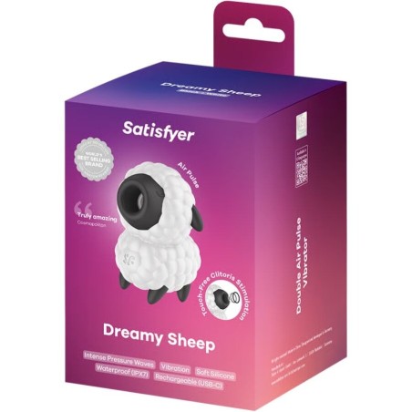 SATISFYER | DREAMY SHEEP | VIBRATOR & AIR PULSE STIMULATOR