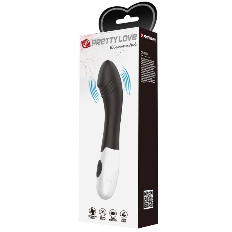 PRETTY LOVE | ELEMENTAL | G-SPOT VIBRATOR 30 MODES BLACK
