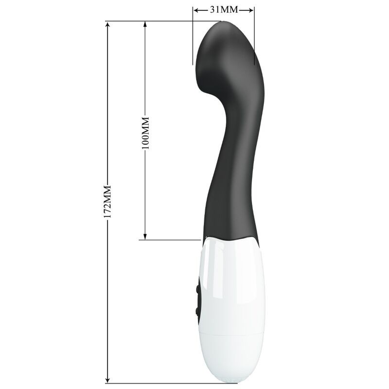 PRETTY LOVE | CHARLES | G-SPOT VIBRATOR 30 MODES BLACK