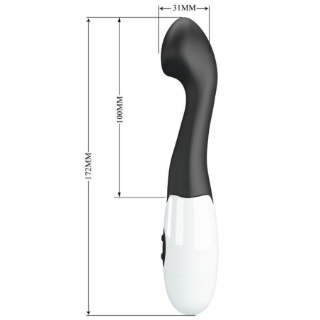 PRETTY LOVE | CHARLES | G-SPOT VIBRATOR 30 MODES BLACK
