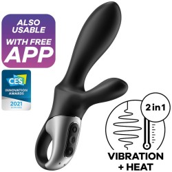 SATISFYER | HEAT CLIMAX | Θερμαινόμενος App Controlled Δονητής Rabbit