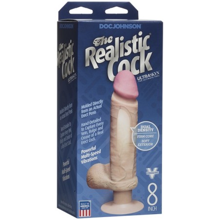 The Realistic Cock ULTRASKYN Vibrating 20cm - Flesh