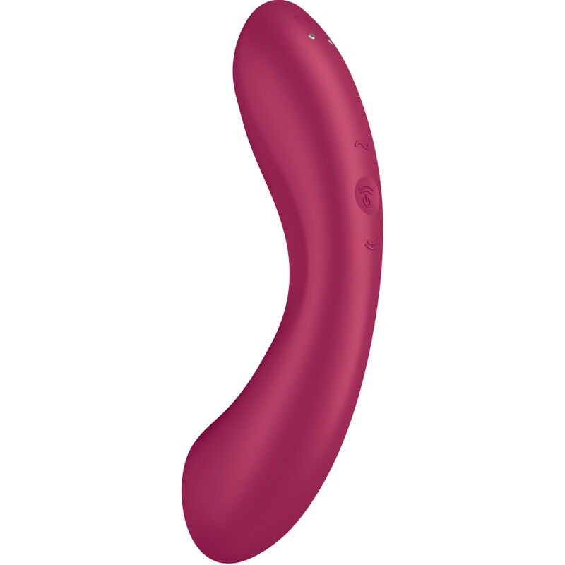 SATISFYER | CURVE TRINITY 1 | Air Pulse Δονητής - Κόκκινος