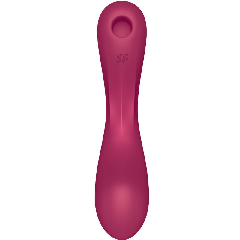 SATISFYER | CURVE TRINITY 1 | AIR PULSE VIBRATION - RED