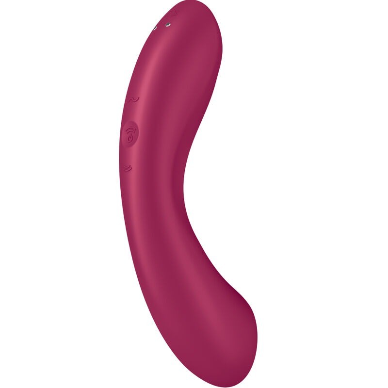 SATISFYER | CURVE TRINITY 1 | Air Pulse Δονητής - Κόκκινος