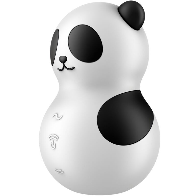 SATISFYER | POCKET PANDA | STIMULATOR & VIBRATOR BLACK AND WHITE