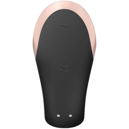 SATISFYER | DOUBLE LOVE | LUXURY PARTNER VIBRATOR BLACK