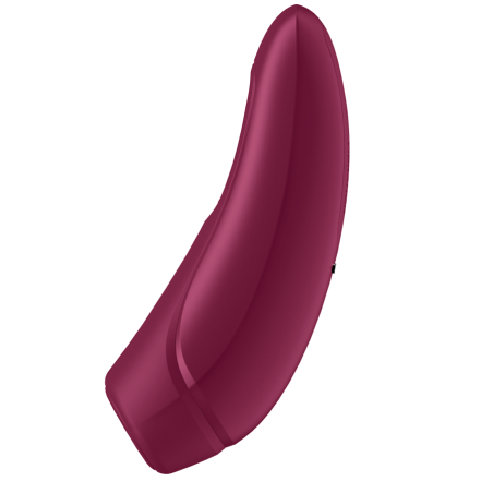 SATISFYER | CURVY 1 | APP CONTROLLED AIR PULSE CLIT VIBRATOR - RED PINK