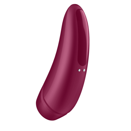 SATISFYER | CURVY 1 | APP CONTROLLED AIR PULSE CLIT VIBRATOR - RED PINK