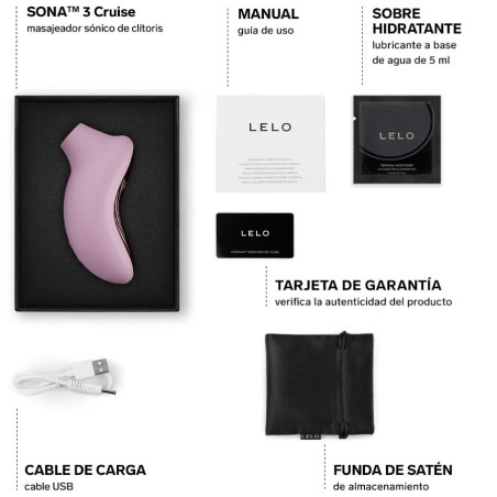 LELO | SONA 3 CRUISE SONIC | APP Controlled Κλειτοριδικός Massager - Soft Pink