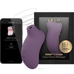 LELO | SONA 3 CRUISE SONIC | APP CONTROLLED CLITORAL MASSAGER - PLUM