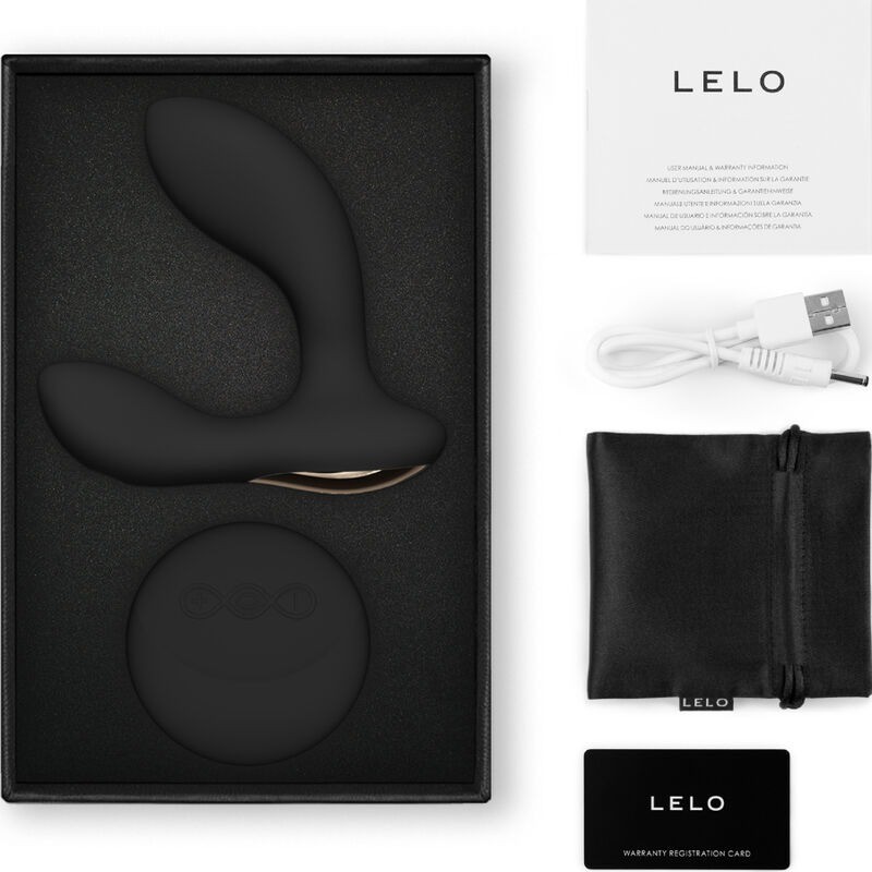 LELO | HUGO 2 | Remote Controlled Προστατικός Massager - Μαύρο