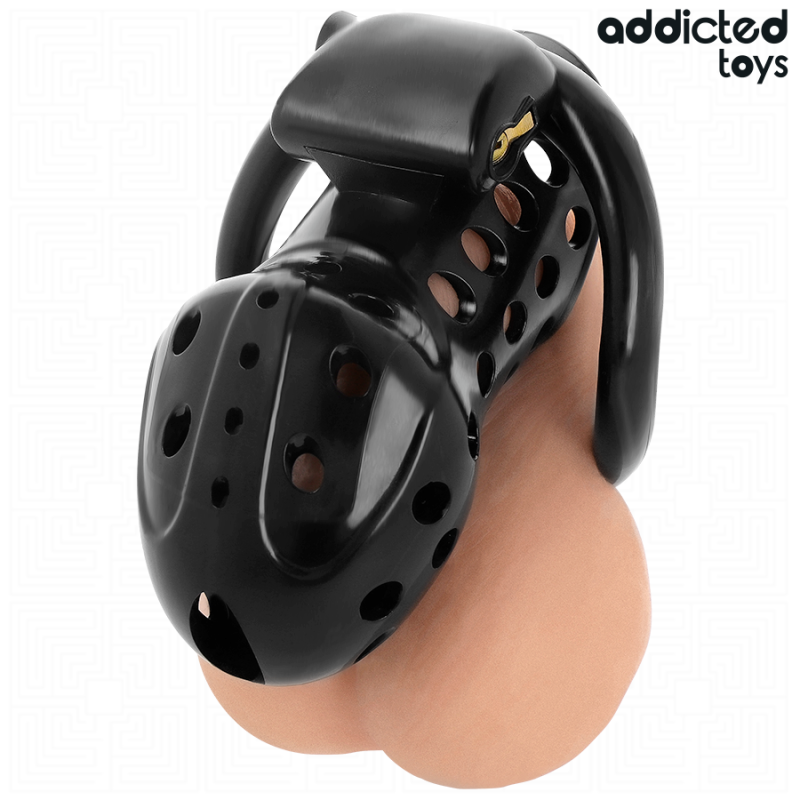 ADDICTED TOYS | LOCKED | Chained Hollow Chastity Cage - 10.5cm